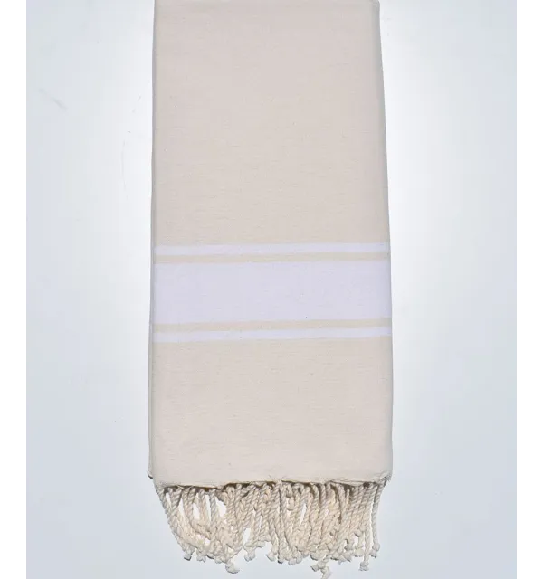 Toalla de playa gigante  crema1.90m*2m  - 1