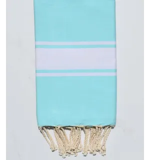 Toalla playa azul turquesa Fouta Tunisia - 1