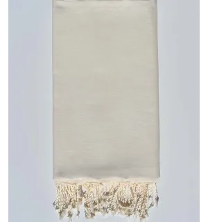 cubre cama blanco sucio  - 2