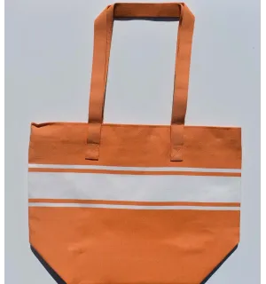 bolso de playa naranja Fouta Tunisia - 2