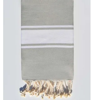 Toalla playa verdi gris  - 1