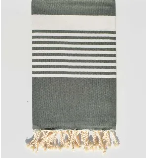 Toalla de playa arthur verde militar Fouta Tunisia - 1