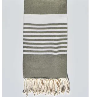 Toalla de playa Arturo verde oliva pálido  - 1