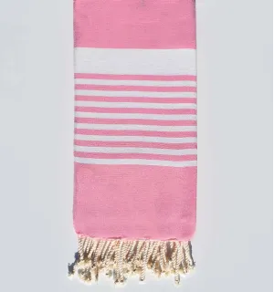 Toalla de playa Arturo rosa azucarada Fouta Tunisia - 1