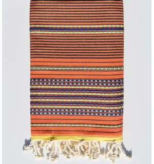 Toalla de playa arabesco naranja  - 1