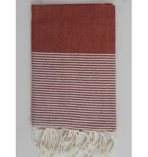 FOUTA Lurex PLATE Parme
