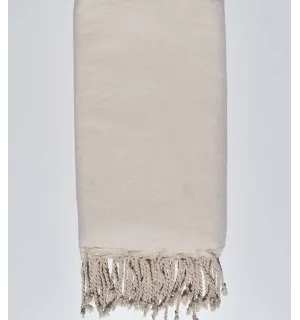 Toalla Colcha blanco crema  - 1