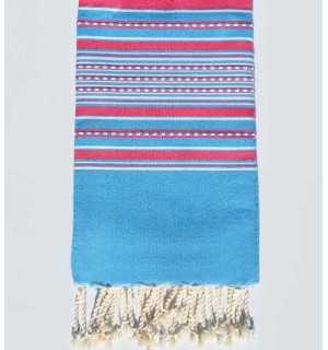 Toalla playa arabesco celeste Fouta Tunisia - 1