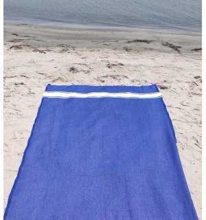 Toalla de playa plana Lapislázuli Fouta Tunisia - 1 2