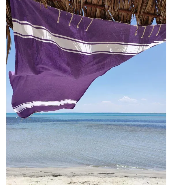 Toalla playa manzana Fouta Tunisia - 1