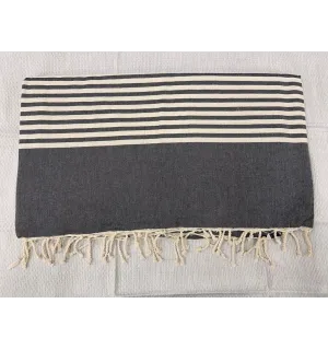 Fouta gigante gris negro 2,3 m * 2,8 m  - 1