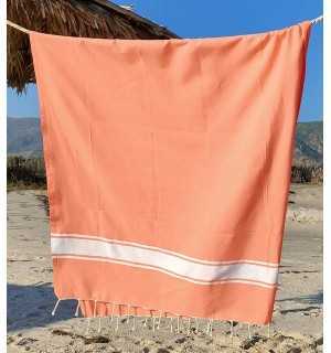 Toalla de playa coral Fouta Tunisia - 3 2