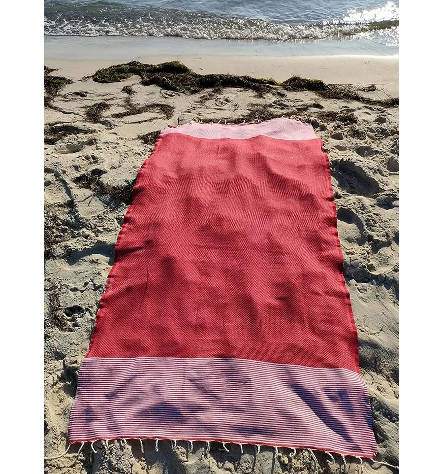Toalla de playa Bougainvillea Fouta Tunisia - 3