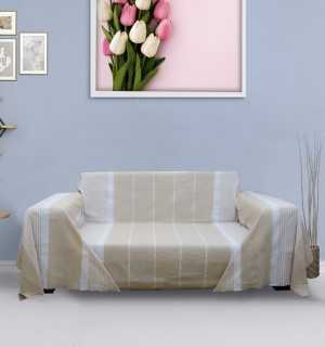Fouta gigante beige con rayas Fouta Tunisia - 1