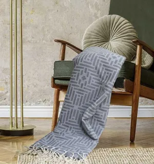 Colcha Gris Ceniza 2.9m*1.9m Fouta Tunisia - 1