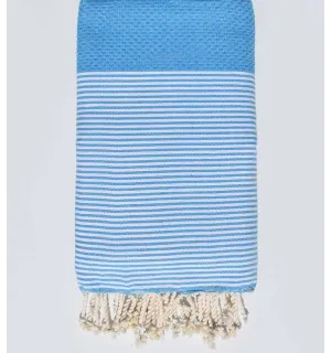 Toalla de playa gigante azul Fouta Tunisia - 1
