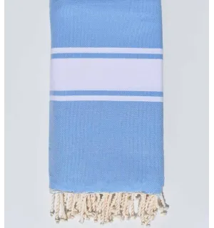 Toalla de playa gigante cielo azul Fouta Tunisia - 1