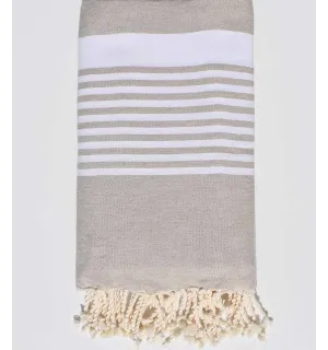 Gran fouta beige arena 1,90 m * 2 m  - 1