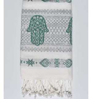 FOUTA KHOMSA verde  2