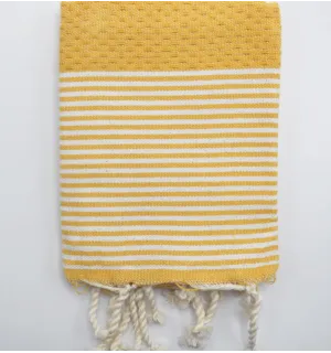 Servilleta amarillo ámbar Fouta Tunisia - 1