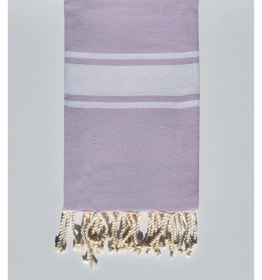 Fouta classique parme clair Fouta Tunisia - 1