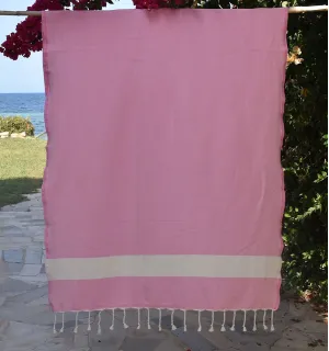 Toalla de playa Diamante Rosa Fouta Tunisia - 1