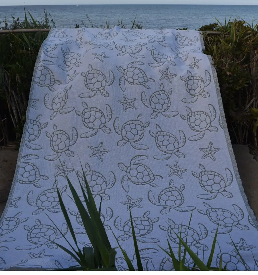 Toalla de Playa Seychelles Caqui Fouta Tunisia - 6