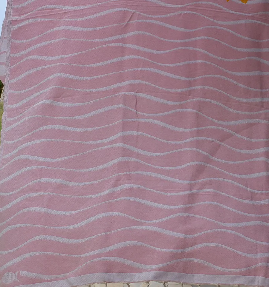 Toalla de playa Hawaii Rosa Fouta Tunisia - 6