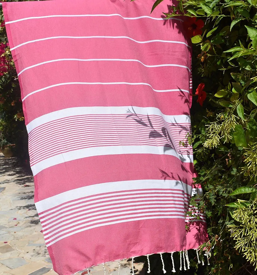 Toalla de Playa Arthur Fucsia Fouta Tunisia - 2