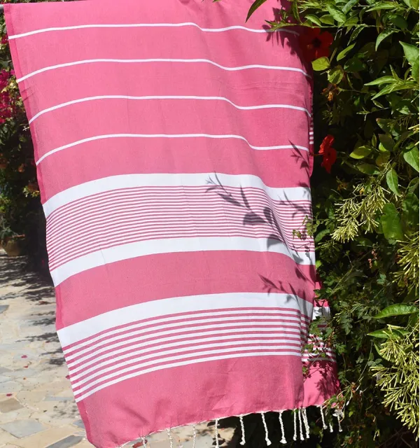 Toalla de Playa Arthur Fucsia Fouta Tunisia - 2