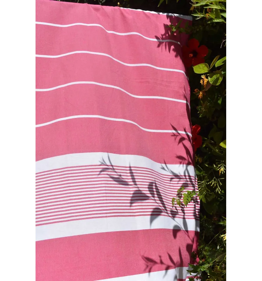 Toalla de Playa Arthur Fucsia Fouta Tunisia - 4