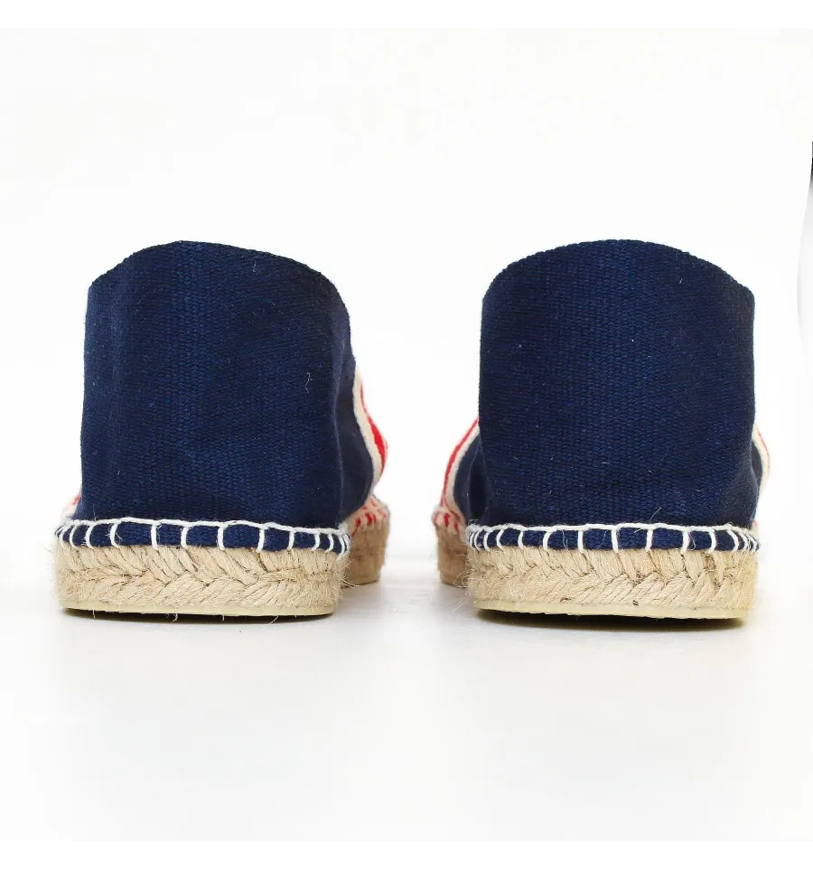 Alpargatas azules con rayas Crabster - 3