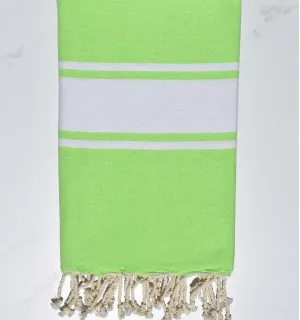 Toalla de playa verde claro - Suave, elegante y ecológica