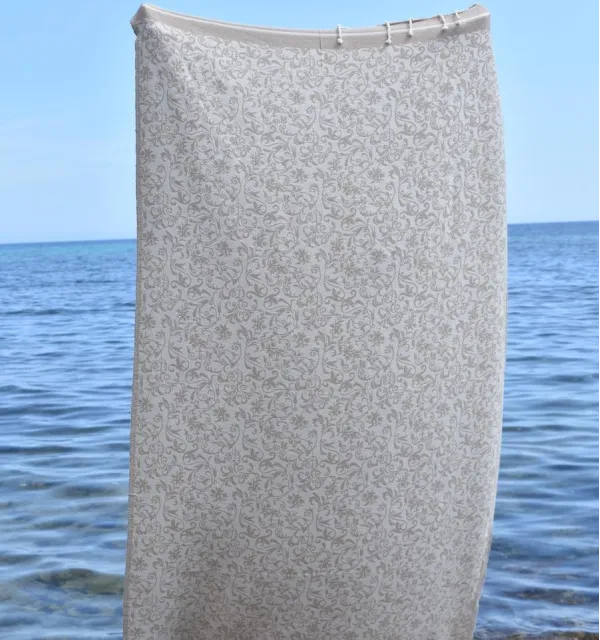 Toalla de playa Versailles topo – Fouta de algodón floral, suave y absorbente para playa o piscina