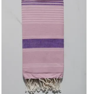 Fouta Plate gris galet