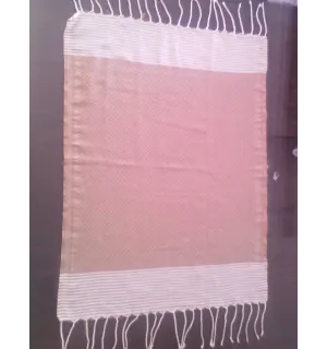 Enfant  Nid d'abeille  rayures rouges 