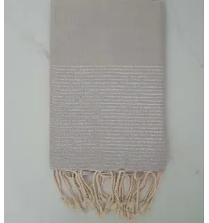 FOUTA Lurex PLATE Parme 