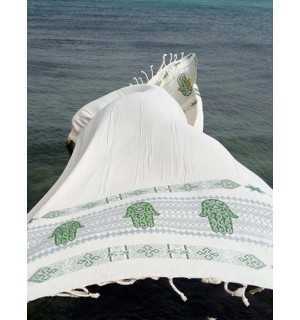 FOUTA KHOMSA verde 