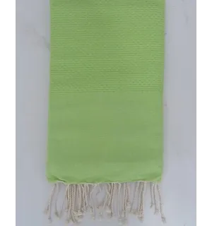 Fouta nido d'ape unita verde 