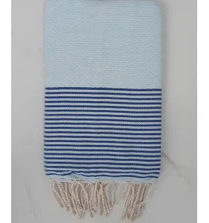 Toalla de playa nido de abeja Cerúleo