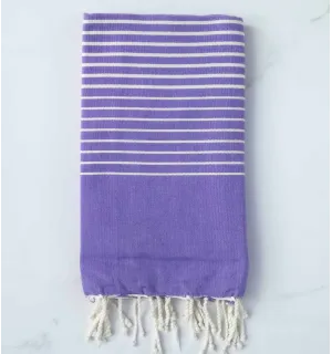 Fouta Plate lilas 