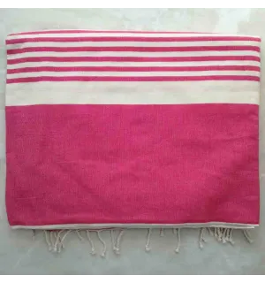 Fouta gigante rosa medio