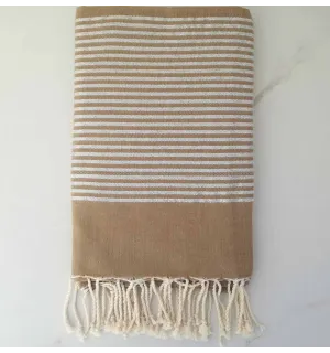 FOUTA Lurex PLATE Parme 
