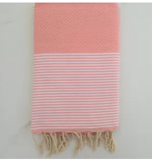 toalla de playa nido de abeja Rosado pictórico