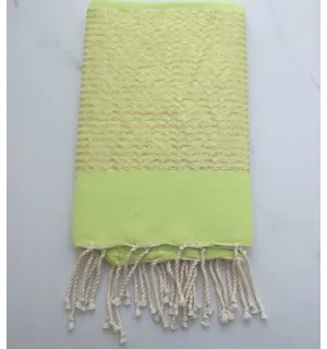 Fouta rouge anglais
