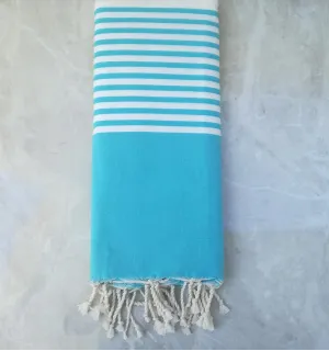 JETé Arabesque écru à rayures rouge et bleu