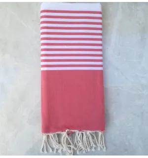JETé Arabesque écru à rayures rouge et bleu