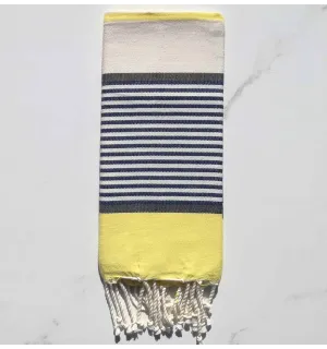 Enfant  Nid d'abeille  rayures bleu 