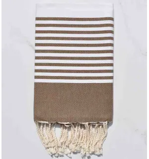Fouta arthur bistre 