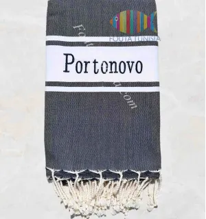 Toalla de playa bordada PORTONOVO
